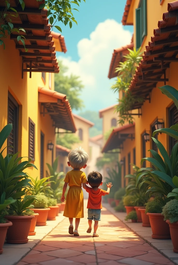 Grandpa, get ready for me because I&#39;m coming!
I can&#39;t wait to meet him, Mom and Dad said you&#39;re awesome, In Portuguese Brazil