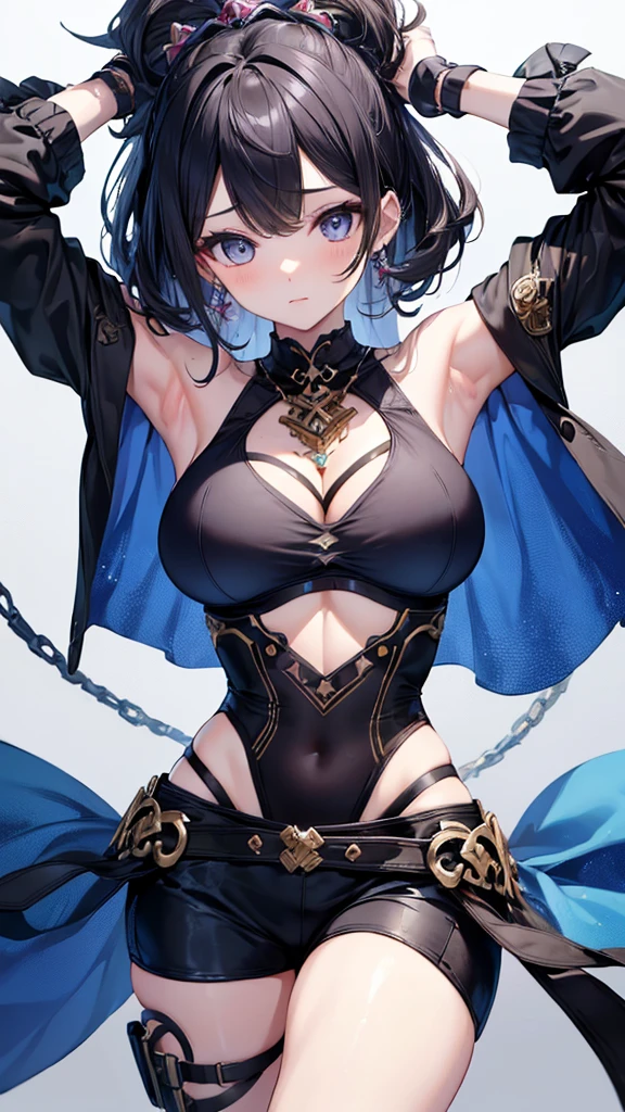 ((Highest quality, 8k, masterpiece :1.3)), One person, Beautiful woman with slim abdominal muscles :1.3, (Random Hairstyles, Huge breasts :1.2), Oversized tank top :1.2, Highly detailed face, Detailed eyes, double eyelid