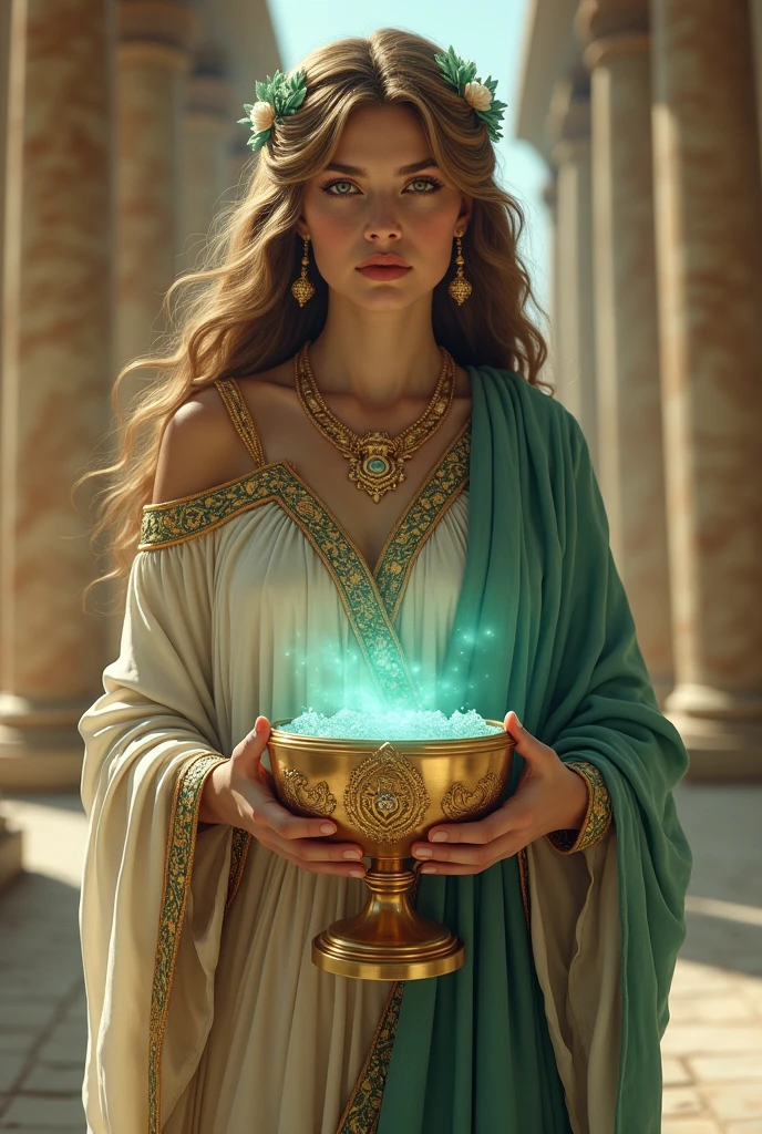 Ancient greek using mouthwash 
