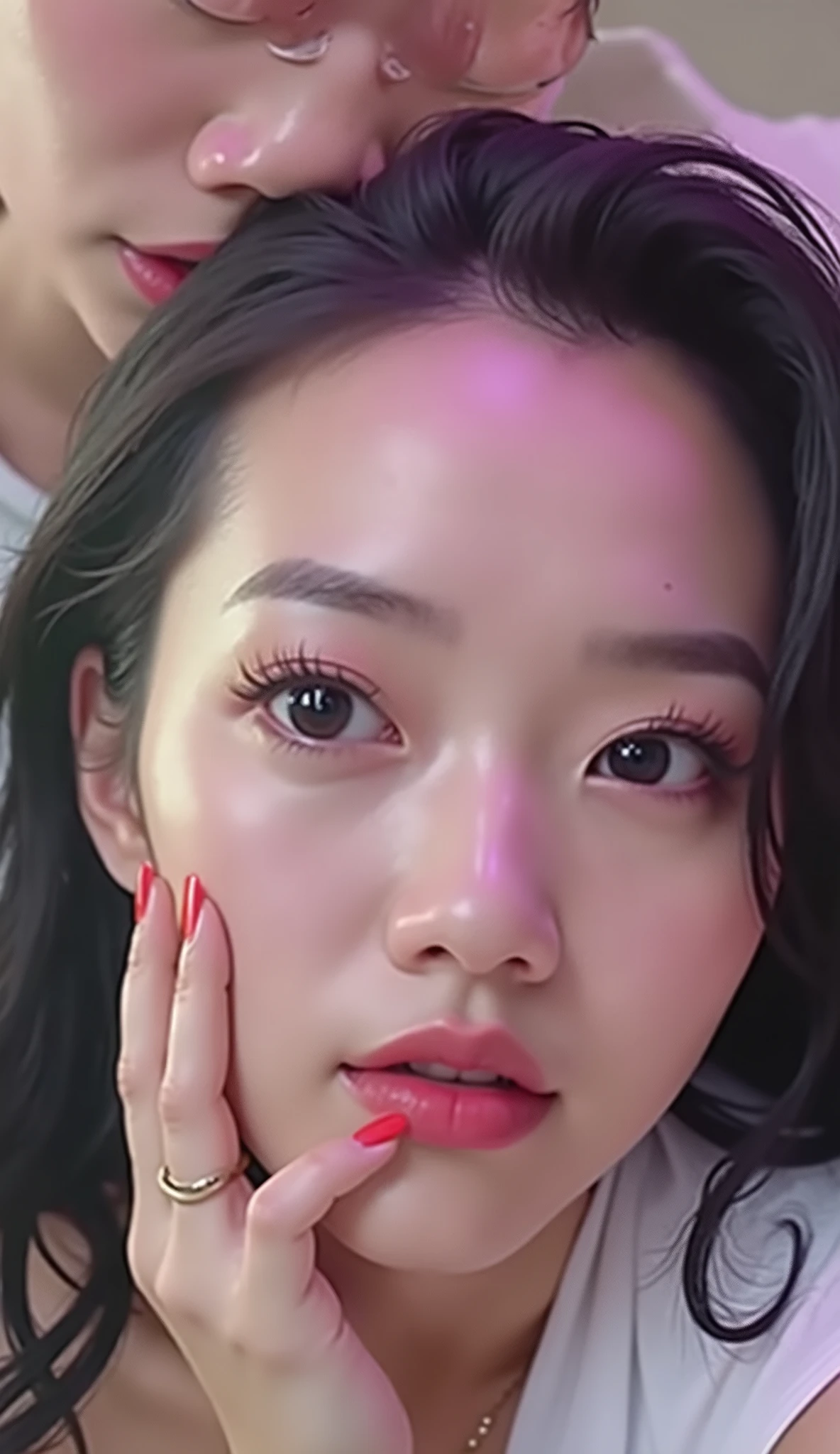 8K resolution highest clarity masterpiece ,Very detailed, Japanese,temptation, trap, bait, Little dress ,Exposed breasts ,High slit mini skirt , High heels, Full view large , Butt size 36m, 
Half naked ,
Squatting to expose her butt, Wet body, Wet clothes, Moist skin, Beautiful skin, Huge breasts, 、Nipple shape protrudes、Nipples are visible.、pants line、Thick thighs bright lighting, Big round ass, nice face, Slim abs, 35mm lens, Extreme near, Depth of field cinematography effect, Romantic movie genre, 8K resolution, High quality, Very detailed,

