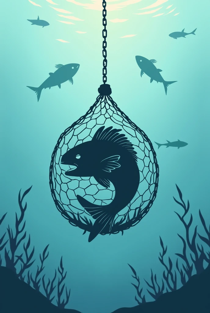 Logo about overfishing 