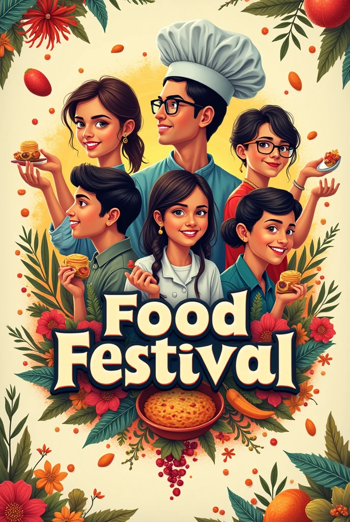 Aesthetic food fest college program poster
Program name കിസ്മത്ത്  കി   dhukan
