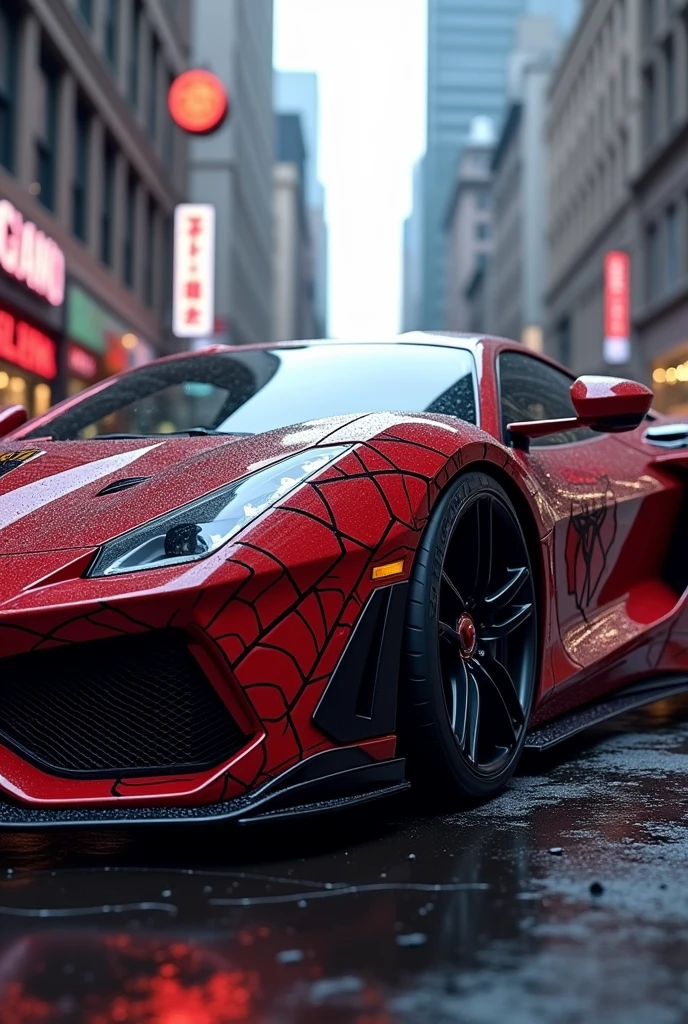 Ek car aur use per spider man tattoo
