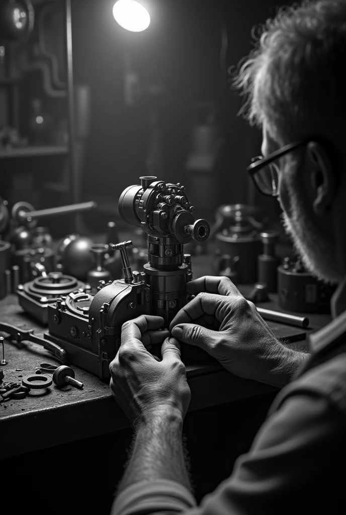 You can generate a black and white image with realistic images that represent what you understand by "Assemble"
