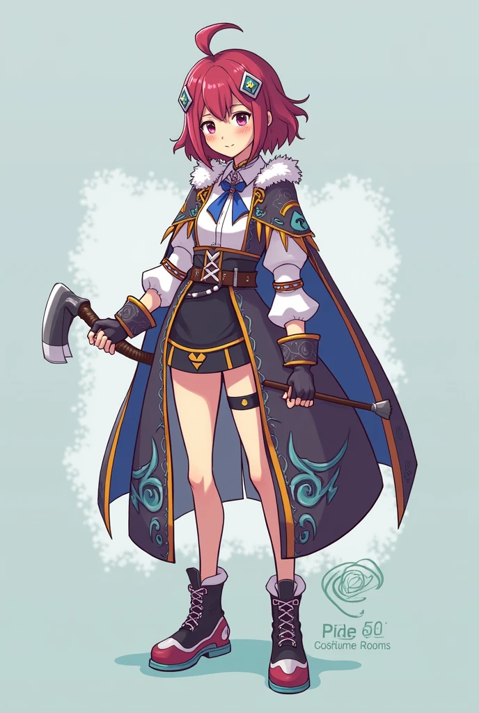 with more quality Jessi's costume that she doesn't pose since it's going to be for a game and pixel isolation
