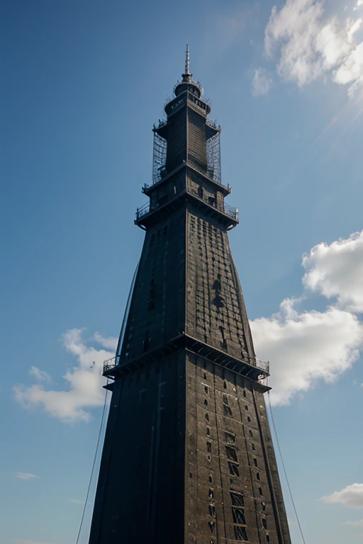 TOWER MADE OF NEEDLES