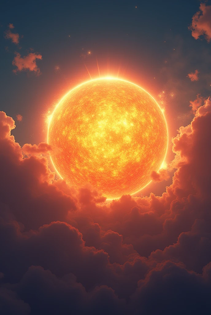 create the image of the sun