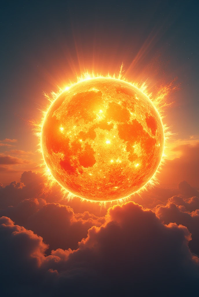 create the image of the sun