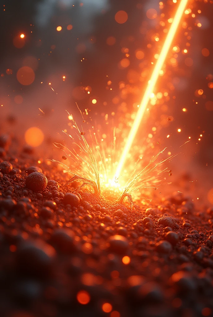New Features、Explosive Energy、Light、bright、Light線、Scattering particles、Bokeh、Every detail counts、