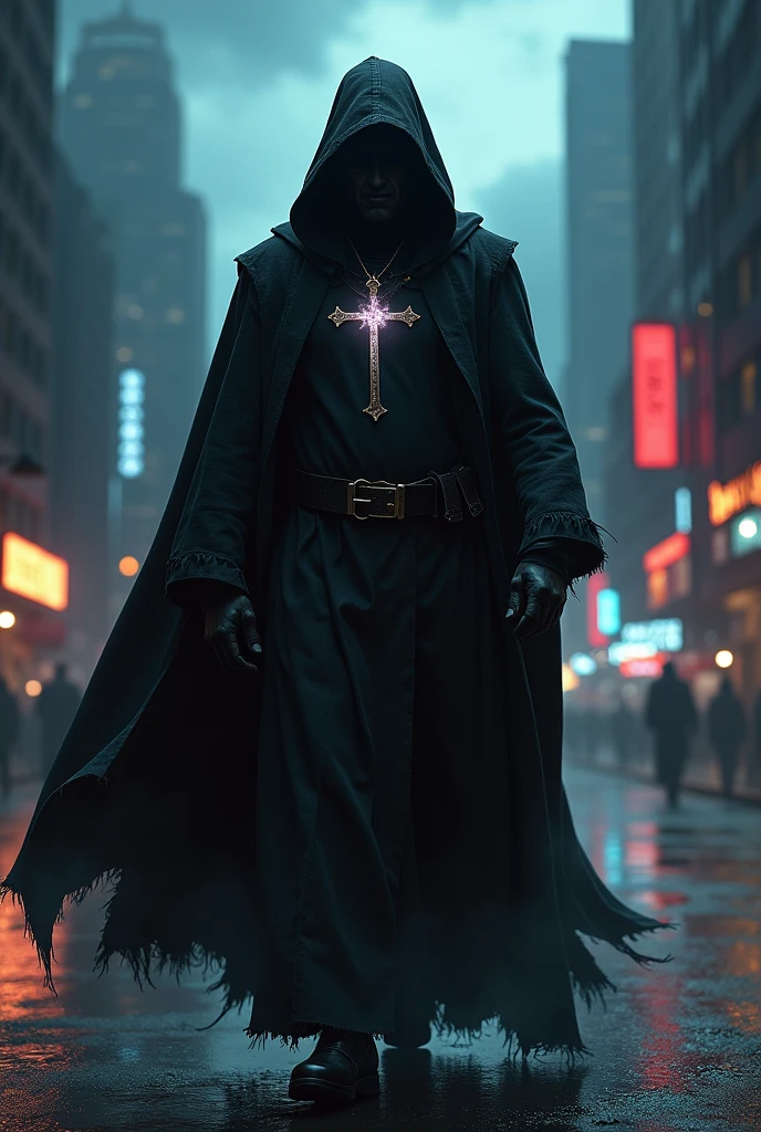 Create a better dark and sinister superhero priest