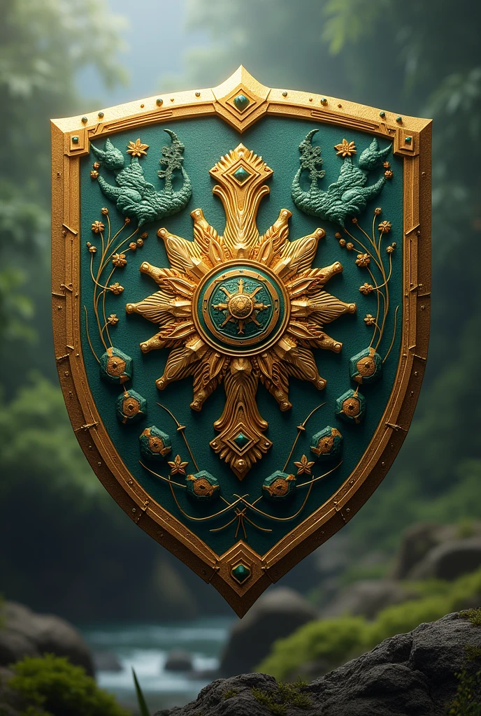 Create a shield like that of a country for a project called biofuturo 
