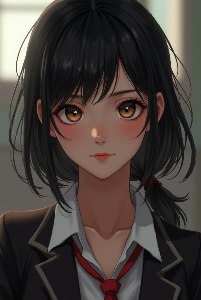 ((best qualityer, 8k, masterpiece: 1.3)) 1womanl, fot, body skinny, Body cute, beautiful face, black hair, eyes browns, skin detailed, best qualityer, girl, College of Magi, brazil, ultra realistic environment, rich in detail, smooth light, volumeric lighting, cinemactic.