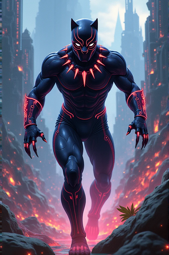 Make black panther in noruto form
