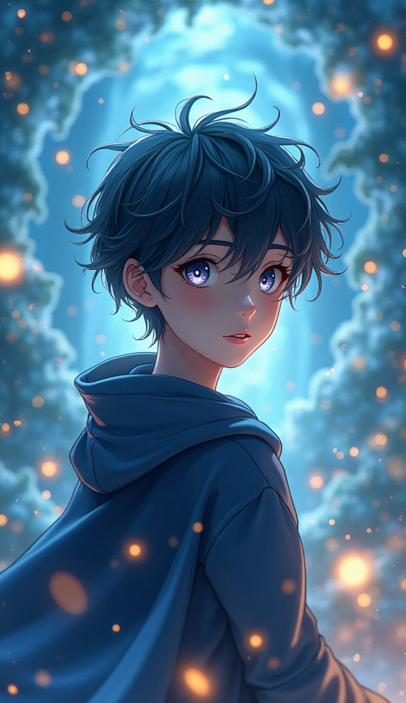 Unleash the Fantasy: Mesmerizing 3D Anime Boy Wallpaper