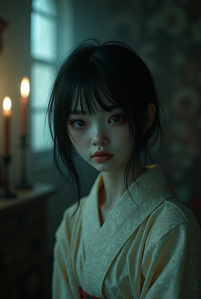 House of Terror、The soul of a beautiful Japanese idol in a kimono who was turned into a living doll