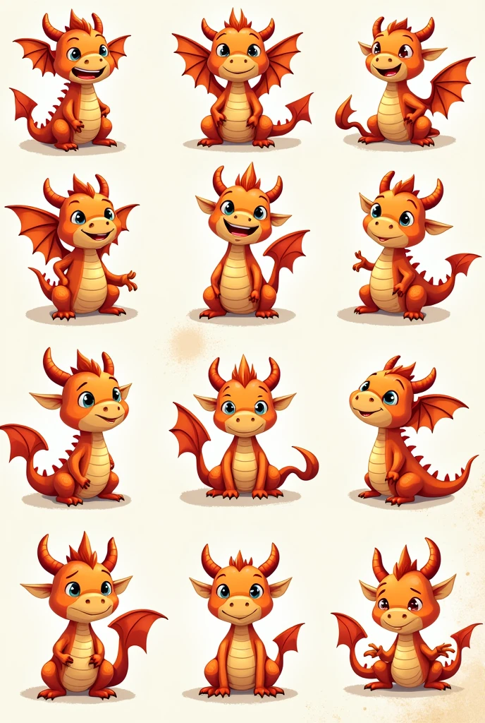 dragons twitch's emoticones different emotions