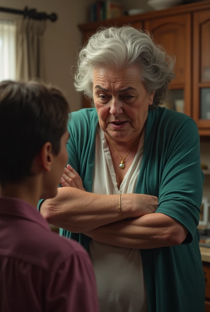 The mother-in-law is rude