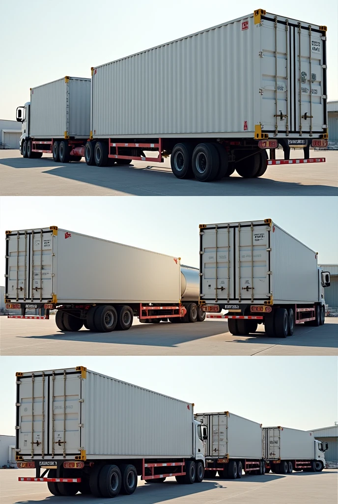 I want images of the dry van containers ,high cube, Open top, Open side, refer ,flat rack, tank