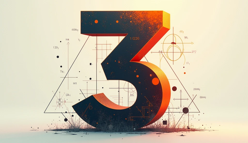 Three in math
