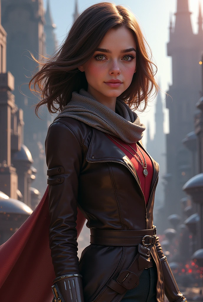 Create an image of the character Clara Oswald from Doctor Who