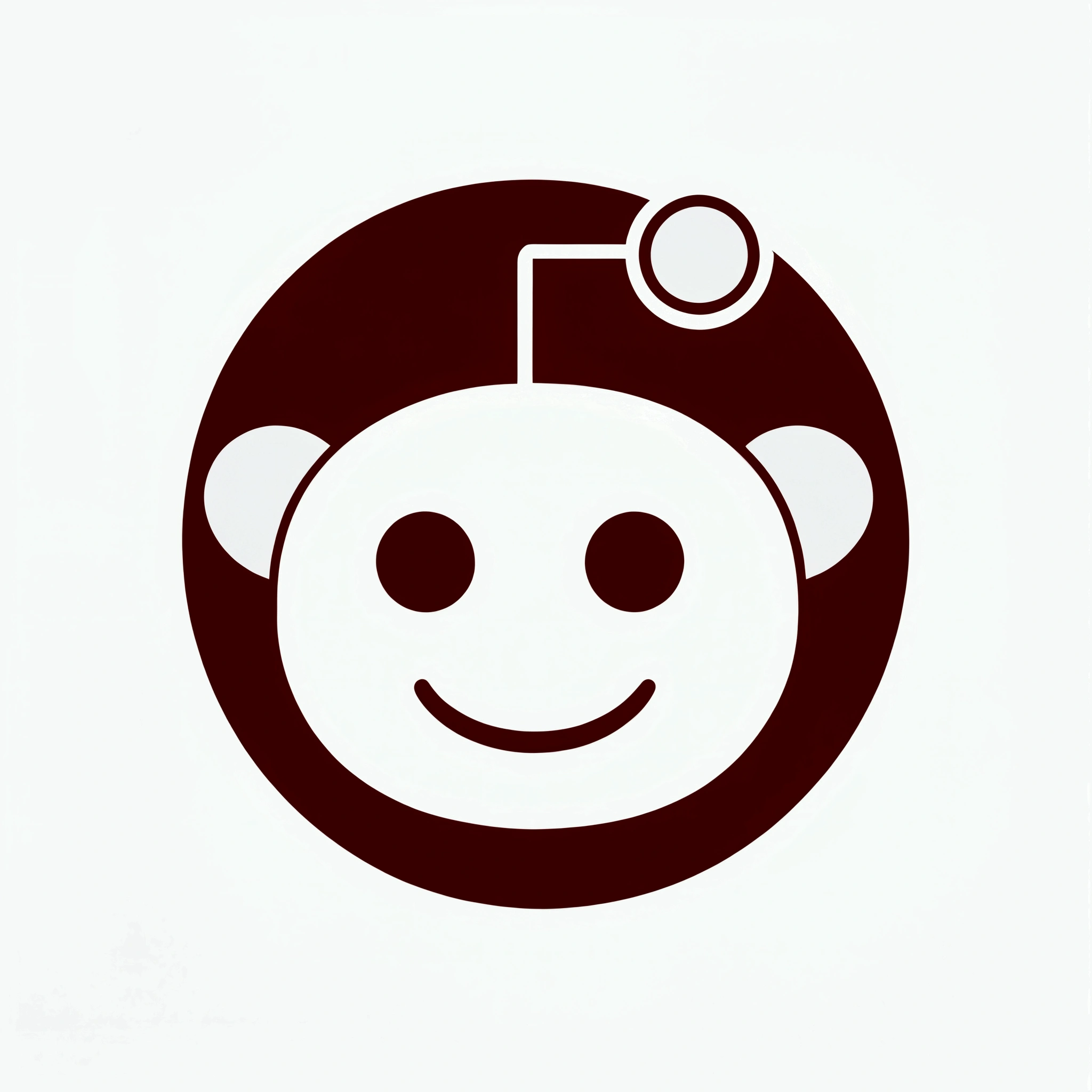 Cute cartoon of the Reddit character