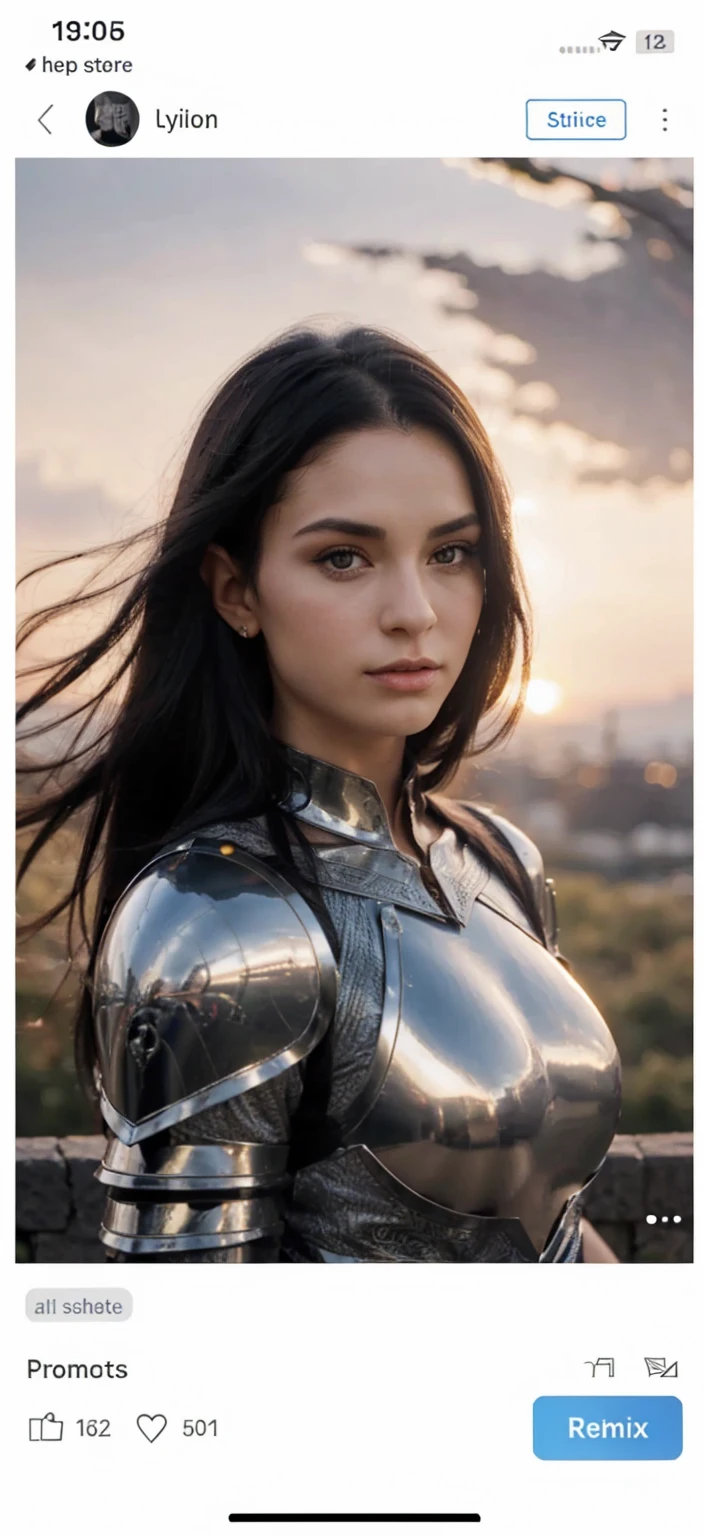 A half elf with black square hair