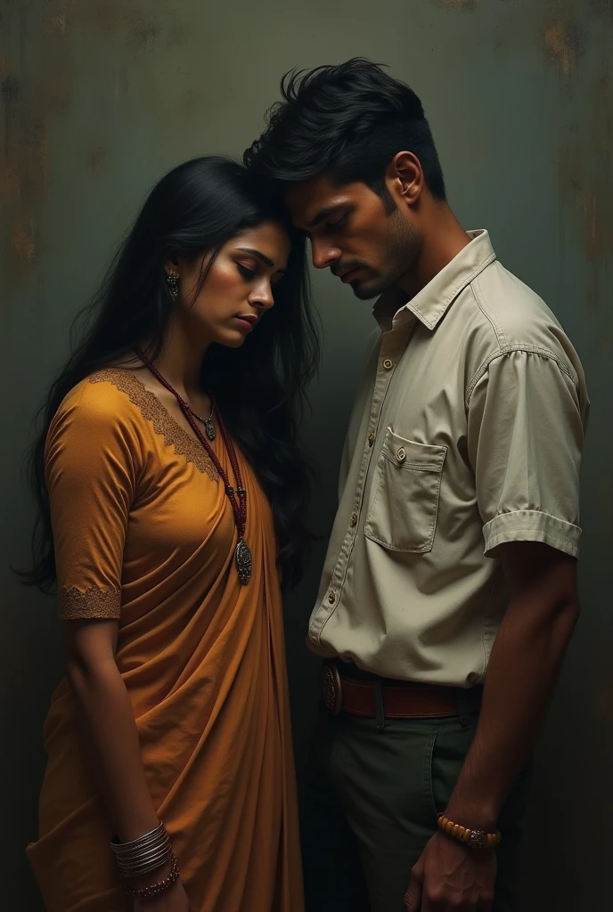 Sad Bengali couple