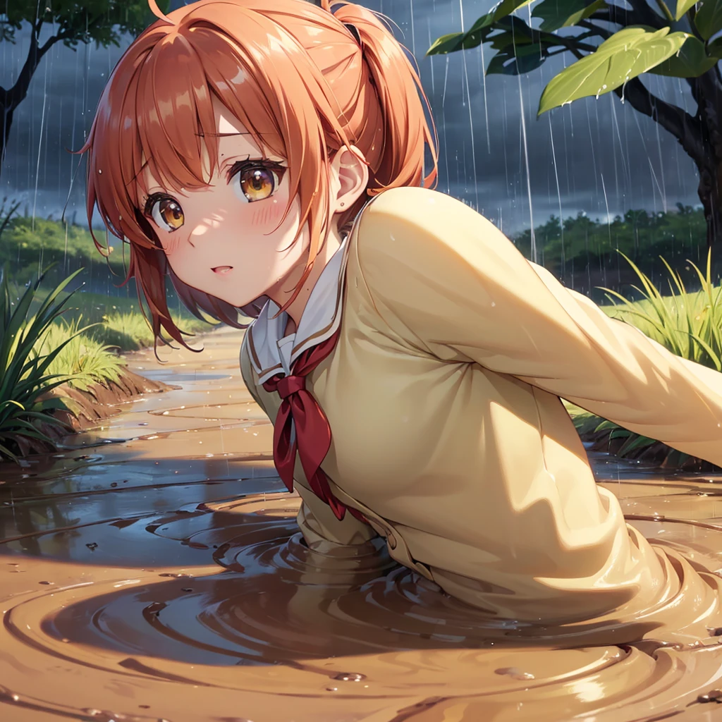 NSFW, Slender Body:1.5, 12 Talents, beautiful girl, cute, Pitiful, crowd, Completely naked, Slut, incontinence, (Yellow liquid dripping from between her legs:1.2), (Yellow puddle at my feet:1.2), 夜のgarden, garden, squat, Leg spread, Misaka Mikoto, (masterpiece), highest quality, 1girl, uhd, retina, masterpiece, ccurate, anatomically correct, textured skin, super detail, high details, high quality, best quality, highres, 4K