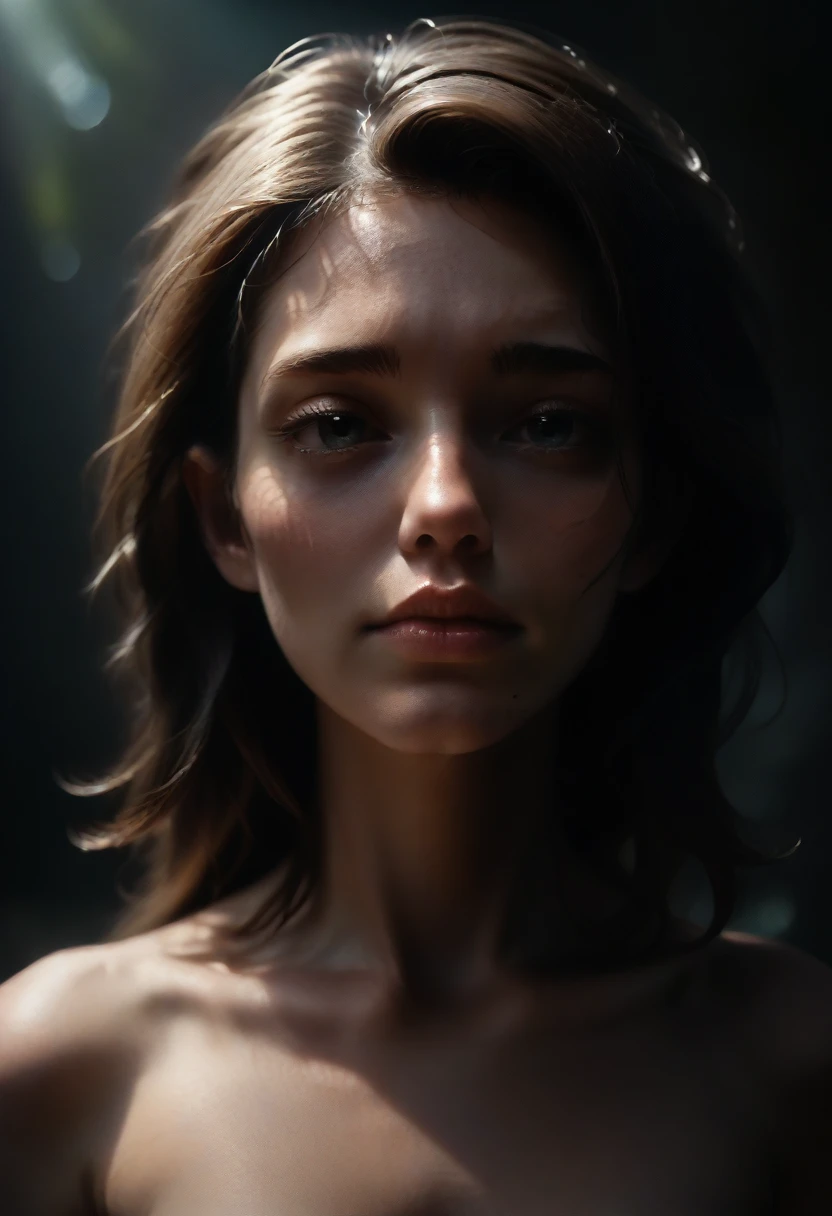 Ultra Detailed Beautiful Girl, with Fierce Lioness, Cinematic, Cinematic Light, Realistic, 3d Rendering, Highly Detailed Face, Highly Detailed, Realistic Appearance, Lifelike, Realistic Girl, Highly Detailed Hair