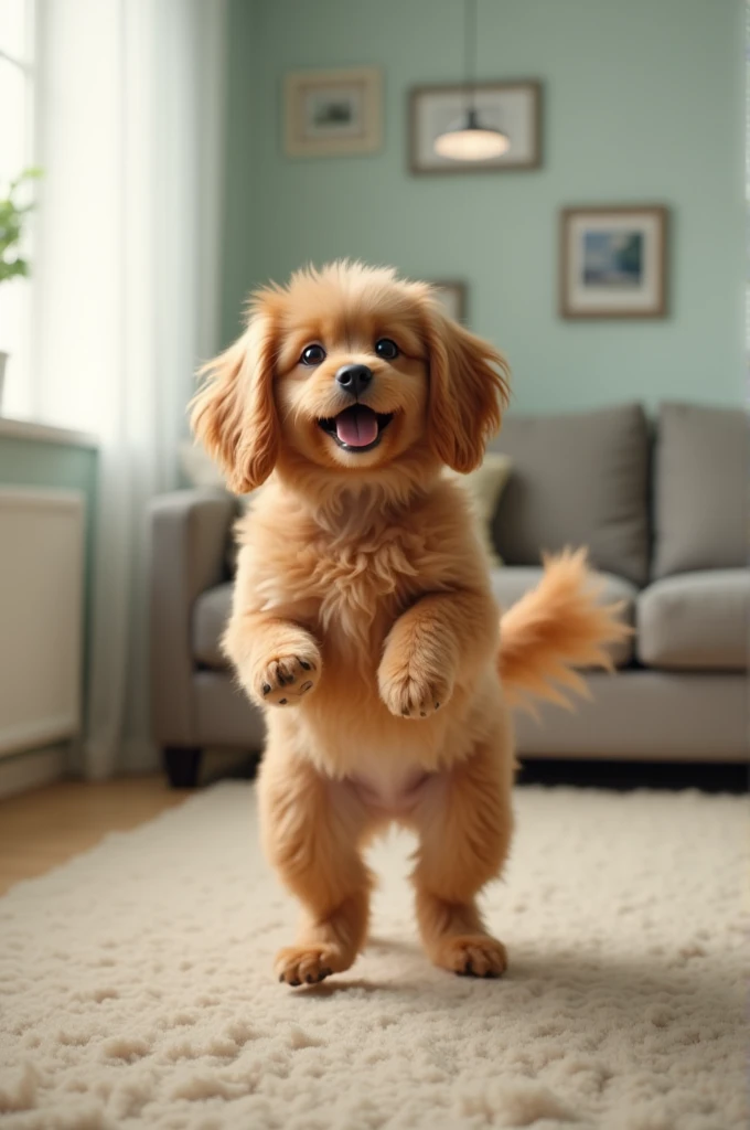 Make a video of a dancing dog