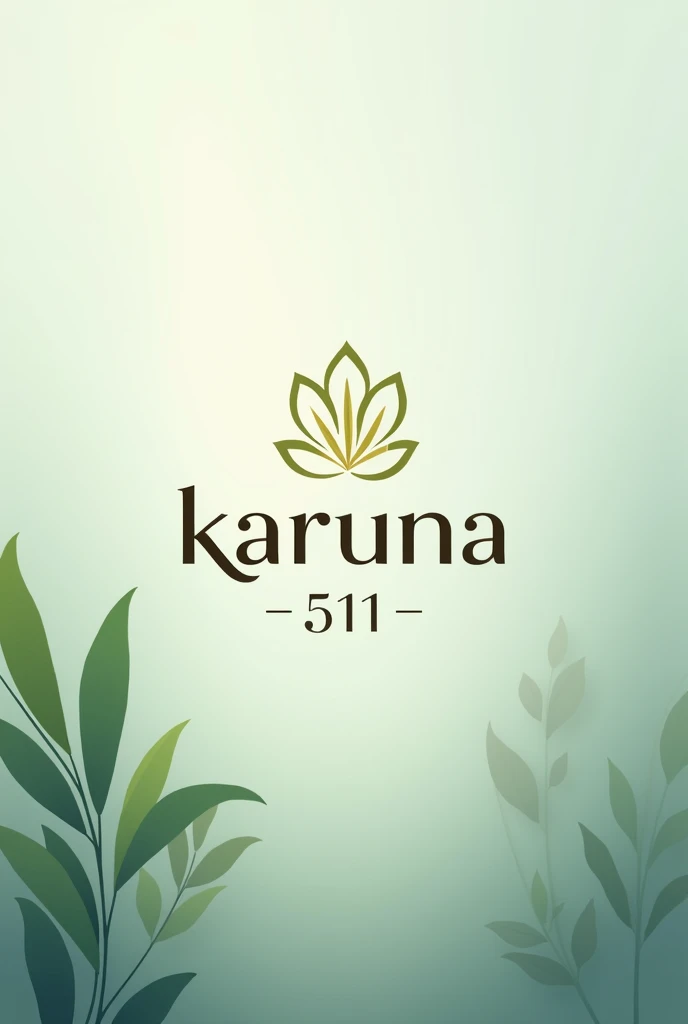 create a very aesthetic name logo and picture with words "Karuna 511"
