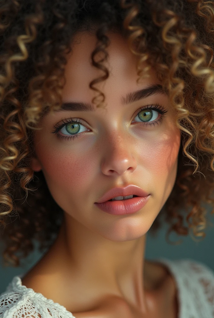 Metisse Yeux Verts Cheveux Boucls Garconnull