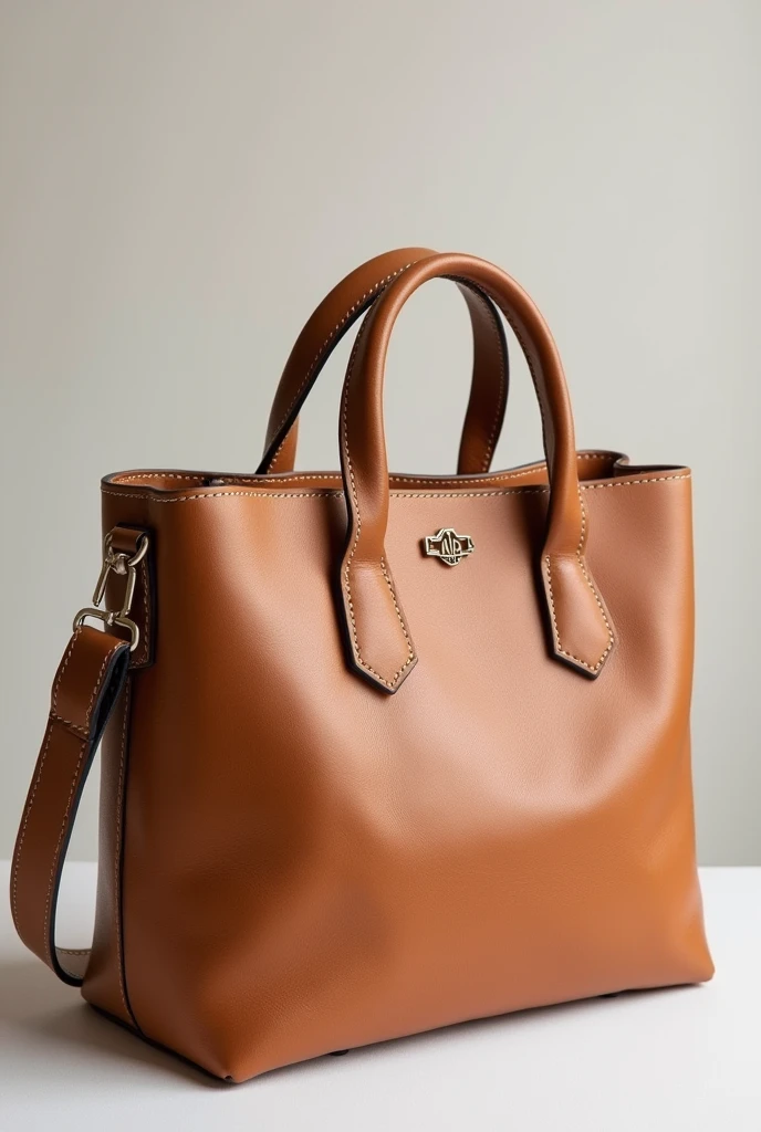 An image of a sustainable and durable leather bag for a spring summer collection.