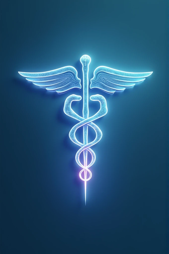 Futuristic logo about medicines for a pharmacy