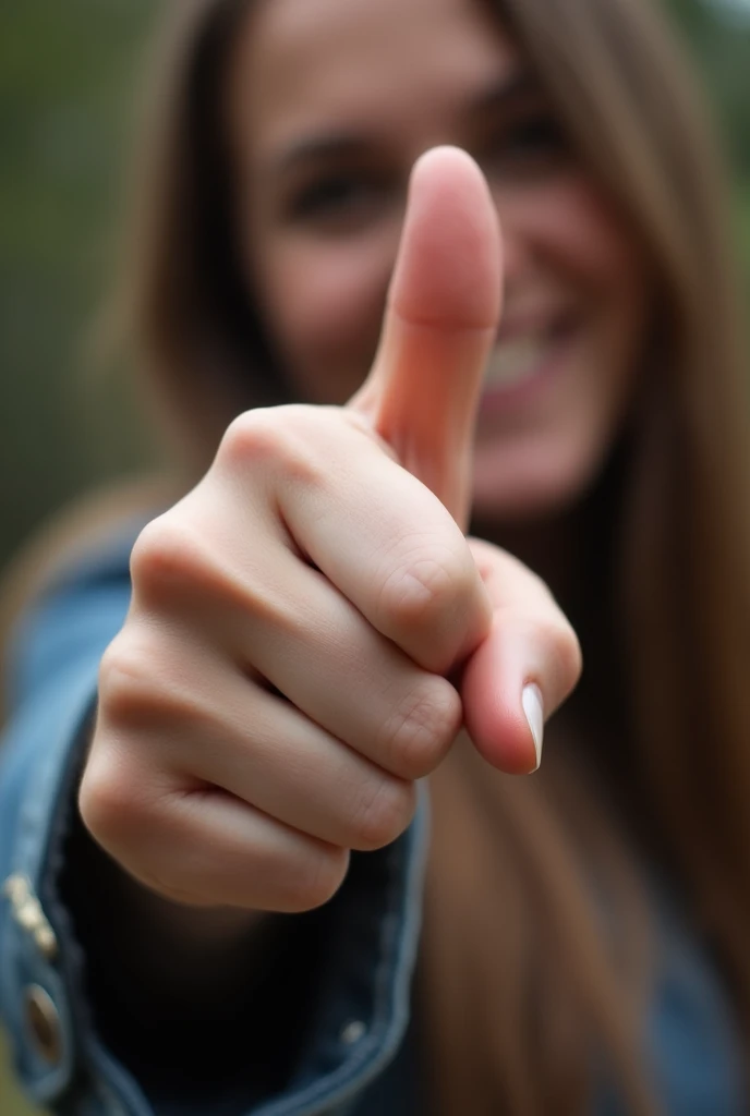 thumbs up, close up,