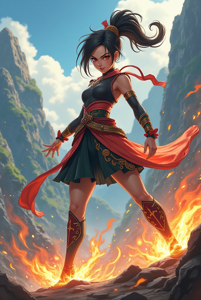 Genshin impact Dragonball Z girl