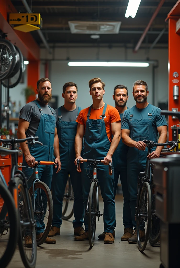 Team of cycling mechanics called Dongo
