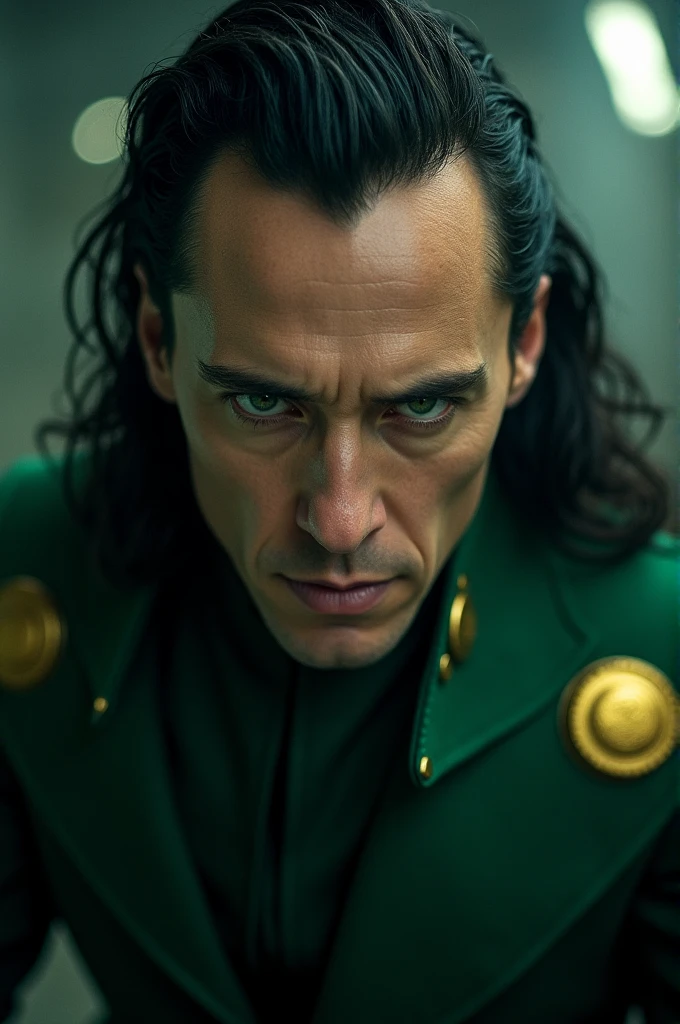 Marvel character loki, wallpaper 4k potrait, cinematic, actor Tom Hiddleston face