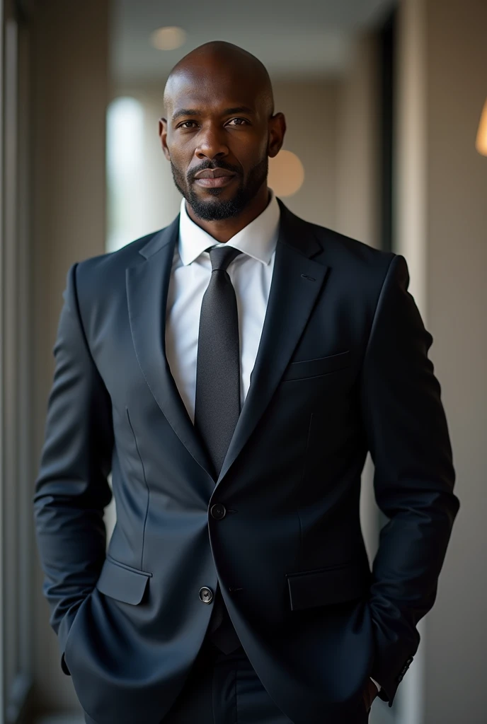  black man in suit