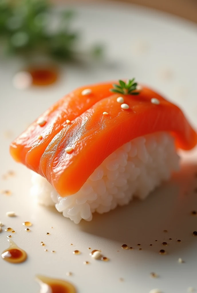 Create image of salmon nigri