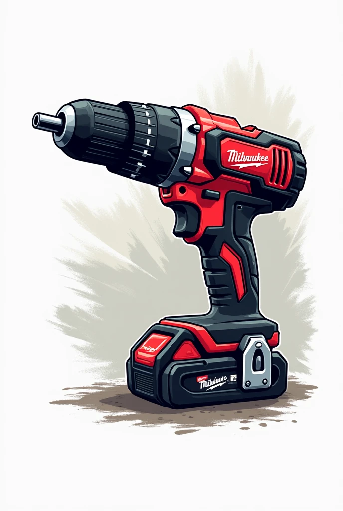 a logo with power tool