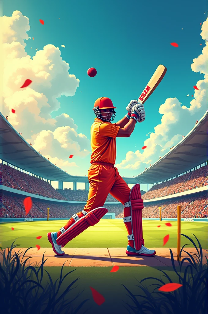 A poster for cricket tournament