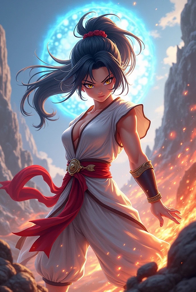 Genshin impact Dragonball Z girl