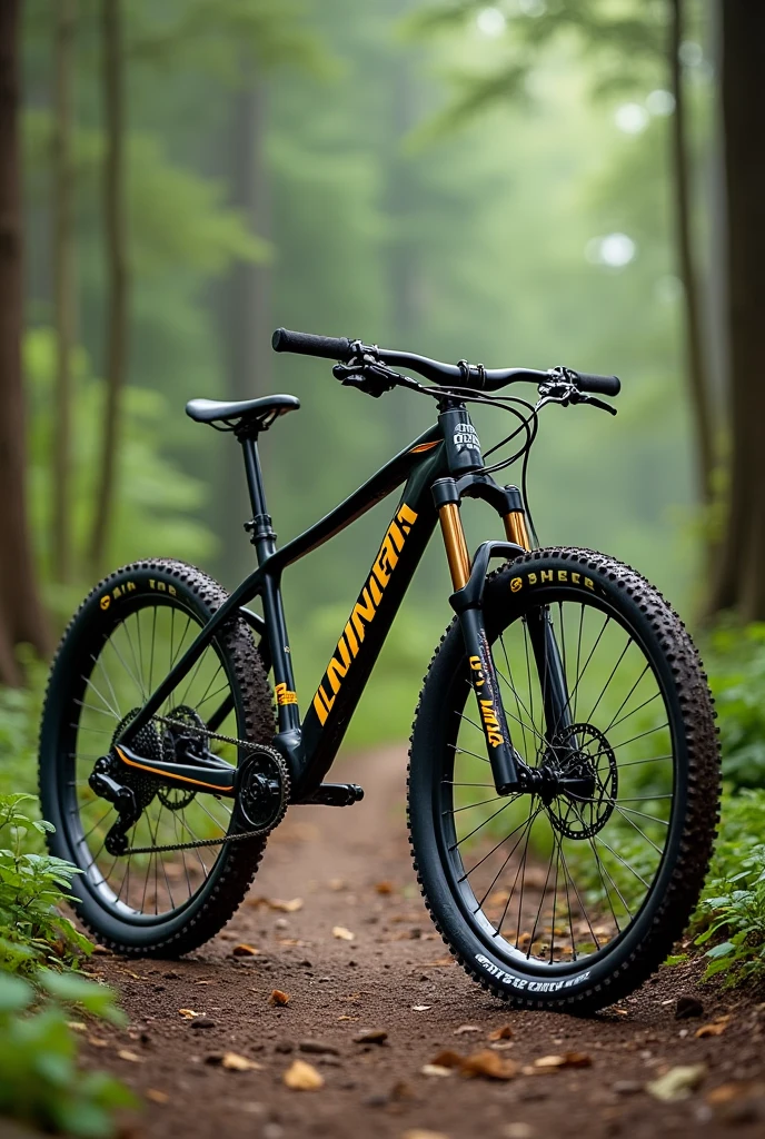 MTB bike with Dongo name
