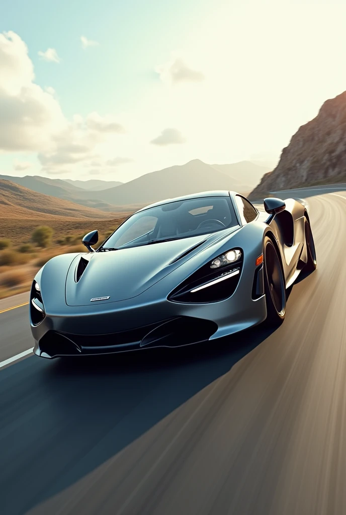 A car moving 
