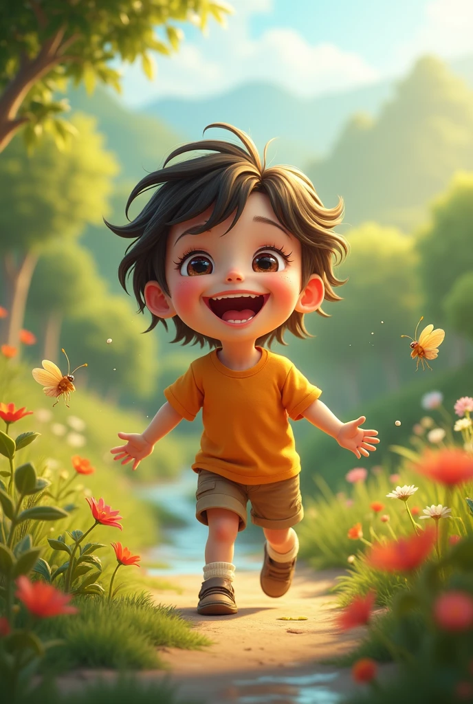 Child enjoying