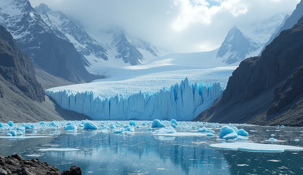 MELTING OF PLANET EARTH'S GLACIERS