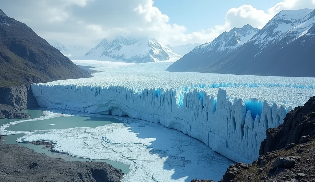 MELTING OF PLANET EARTH'S GLACIERS
