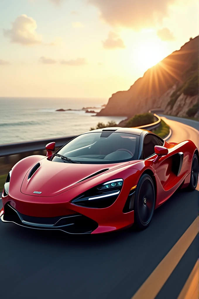 A red car