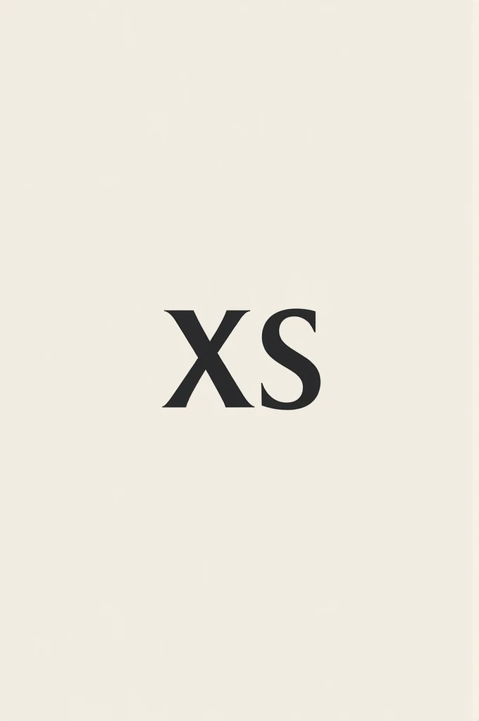 Design me an elegant and minimalist logo where the following letters are used "xs"